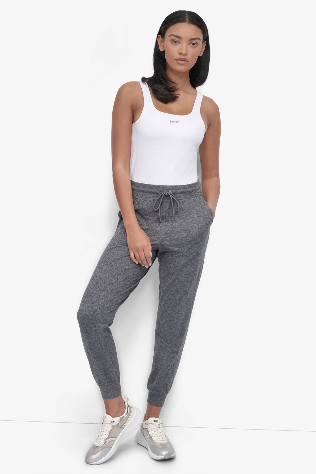 CROPPED HIGH-RISE SLIM JOGGER
