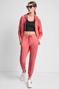 CROPPED HIGH-RISE SLIM JOGGER