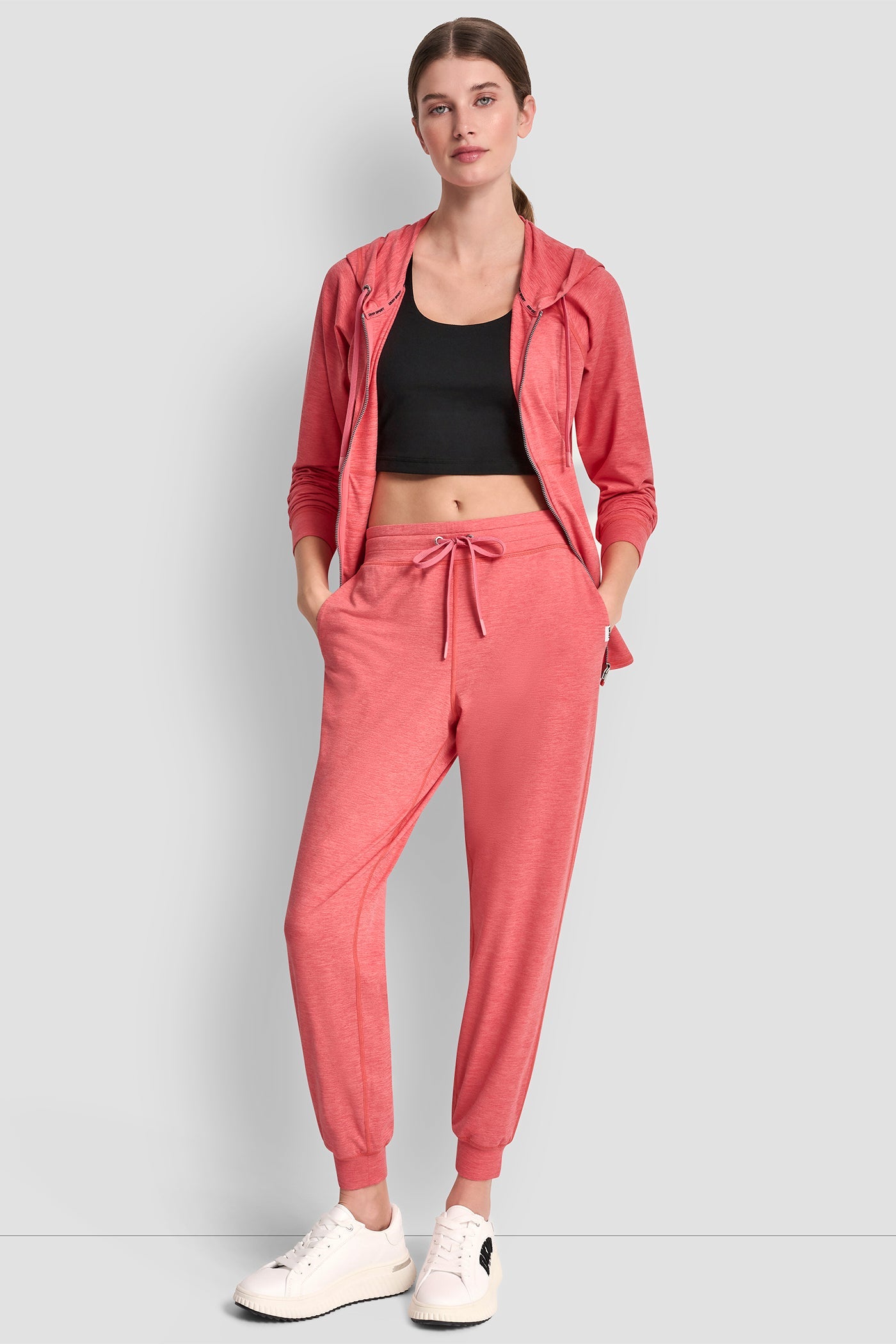 CROPPED HIGH-RISE SLIM JOGGER