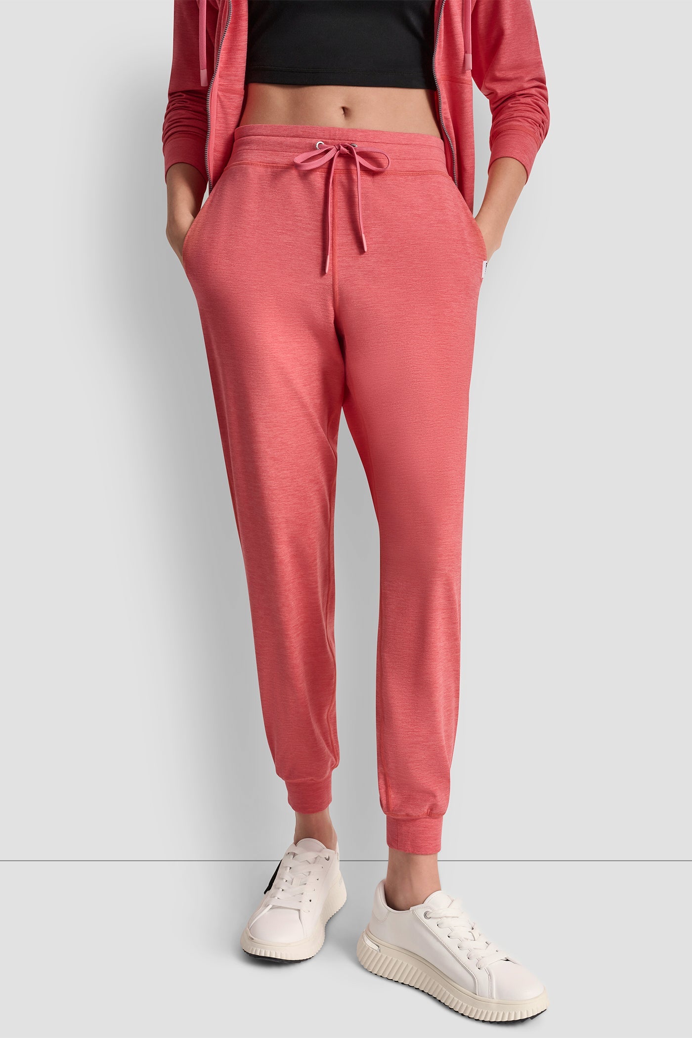 CROPPED HIGH-RISE SLIM JOGGER