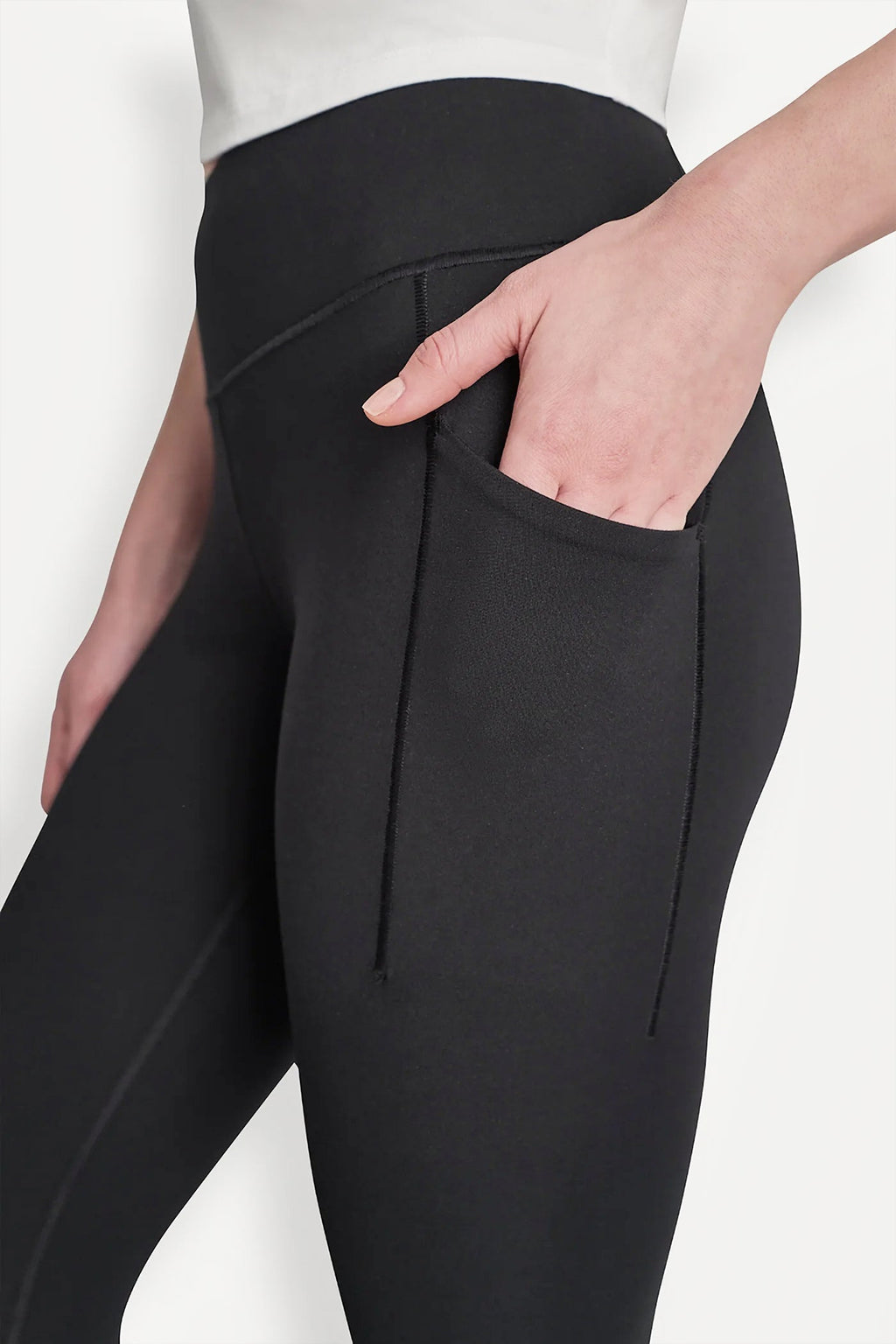 BALANCE COMPRESSION HIGH-WAIST CROPPED LEGGING