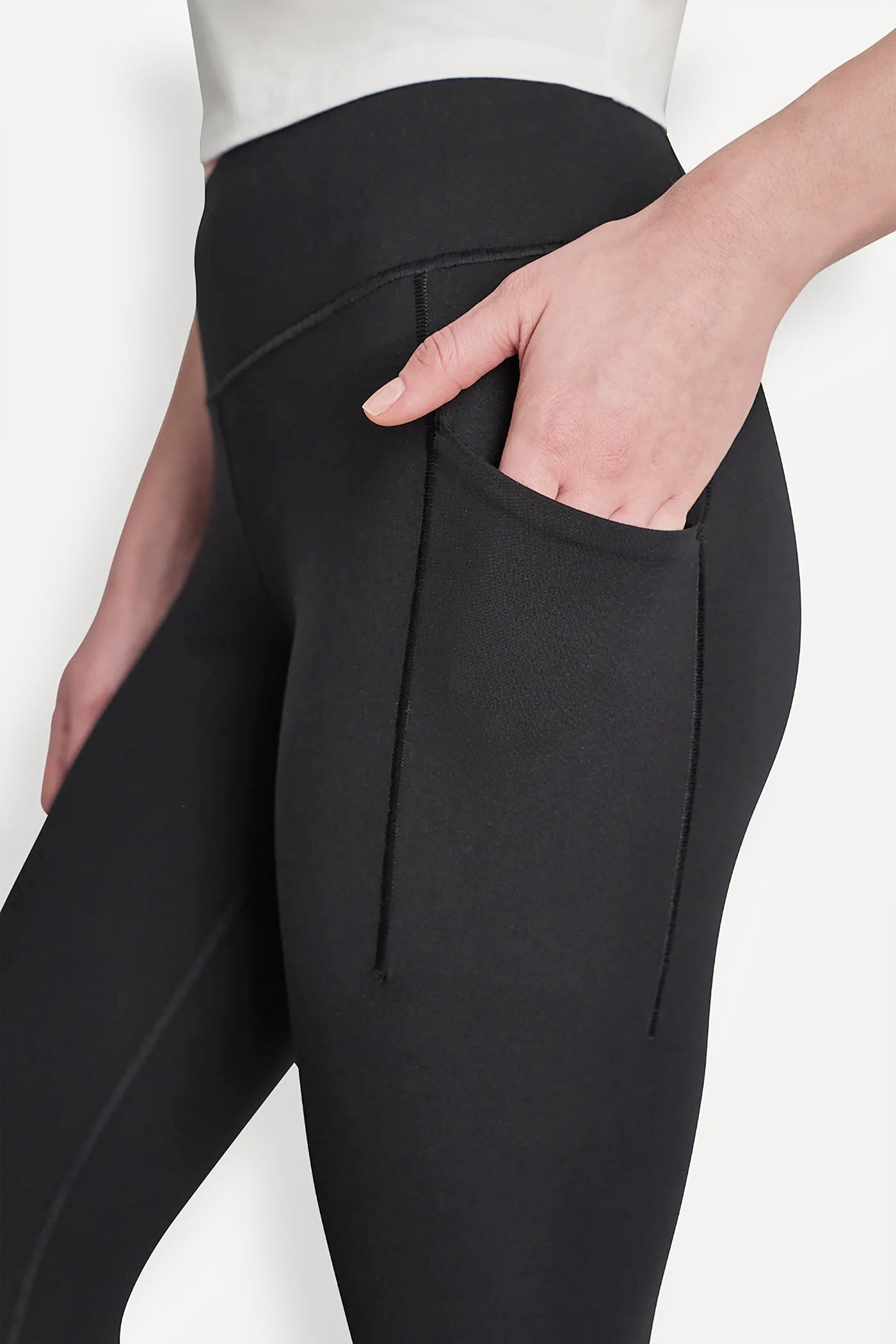 BALANCE COMPRESSION HIGH-WAIST CROPPED LEGGING