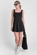 BALANCE COMPRESSION DRESS WITH BUILT-IN SHORTS