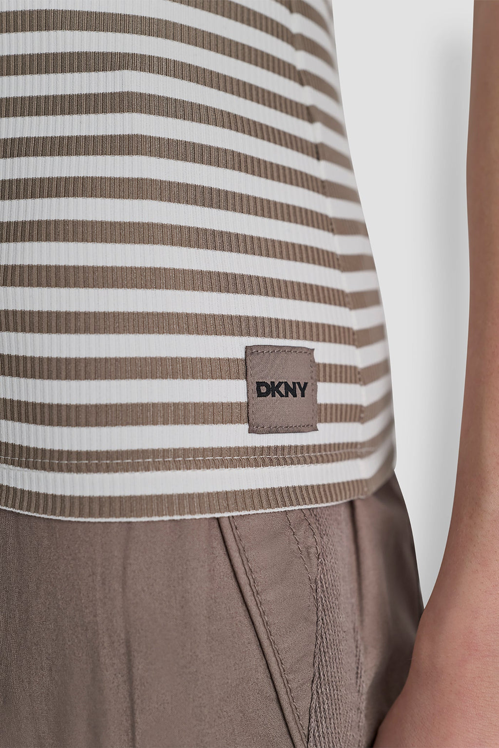 HUDSON RIB TEE WITH TONAL LOGO