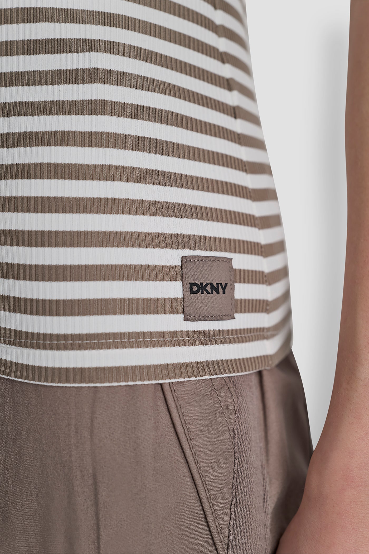 HUDSON RIB TEE WITH TONAL LOGO