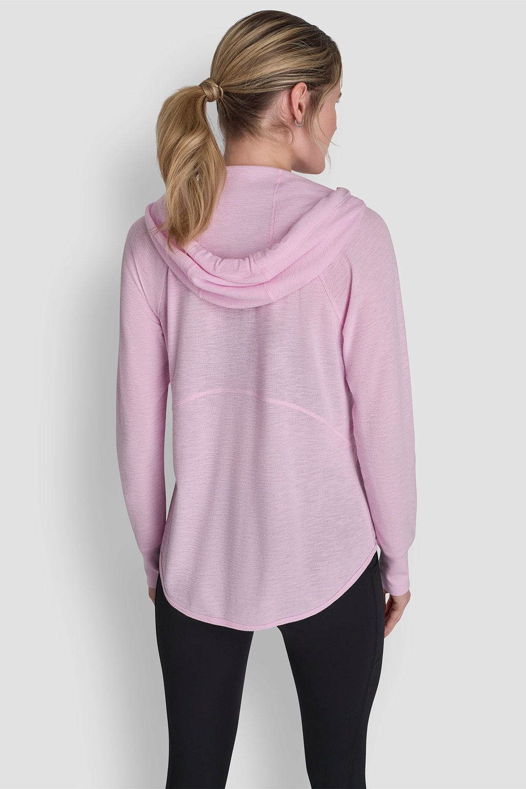 MINI WAFFLE FULL-ZIP HOODIE