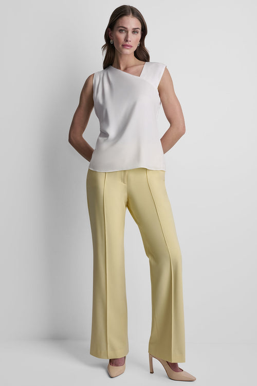 ASYMETRICAL SLEEVELESS BLOUSE