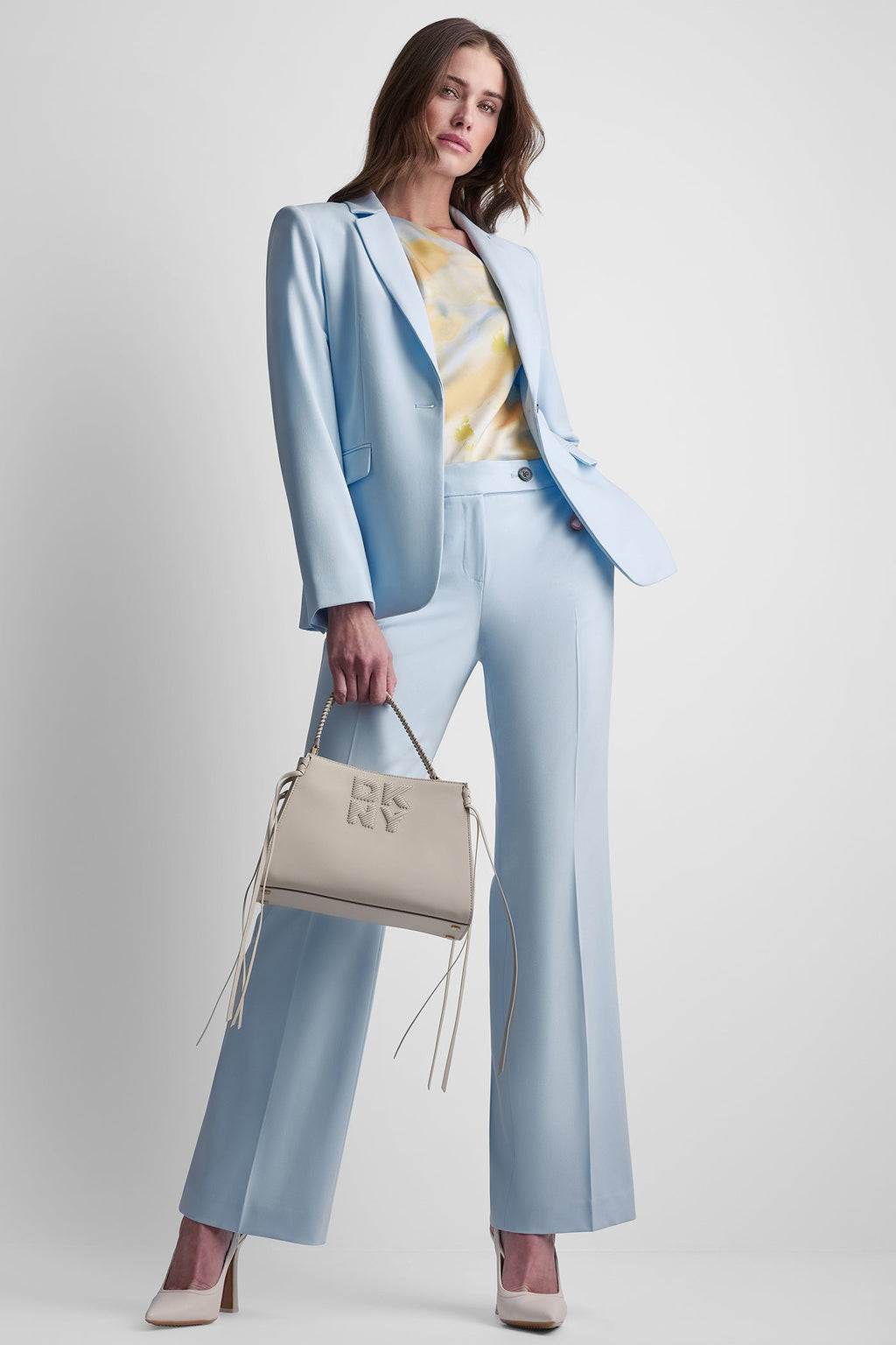 SINGLE BUTTON FRONT BLAZER