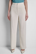 MID-RISE PINSTRIPE TROUSER