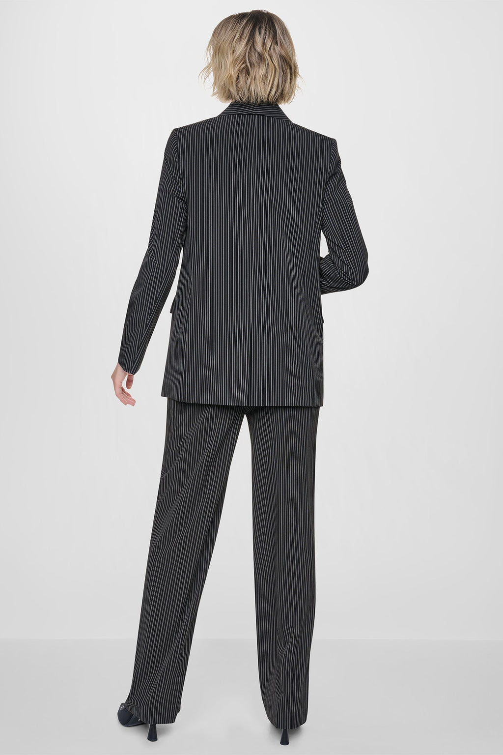 PINSTRIPE COMMUTER BLAZER