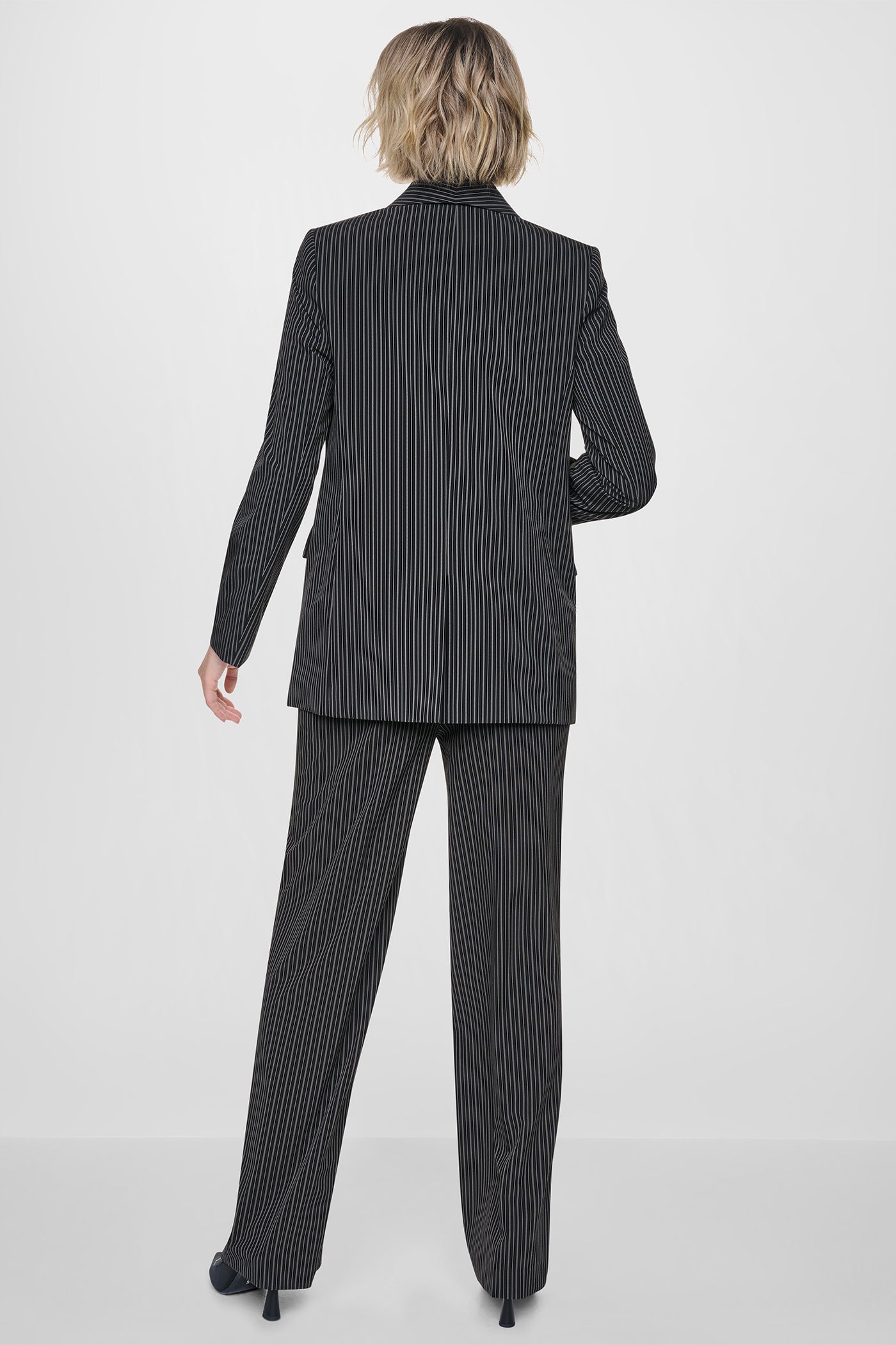 PINSTRIPE COMMUTER BLAZER