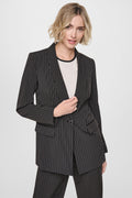 PINSTRIPE COMMUTER BLAZER