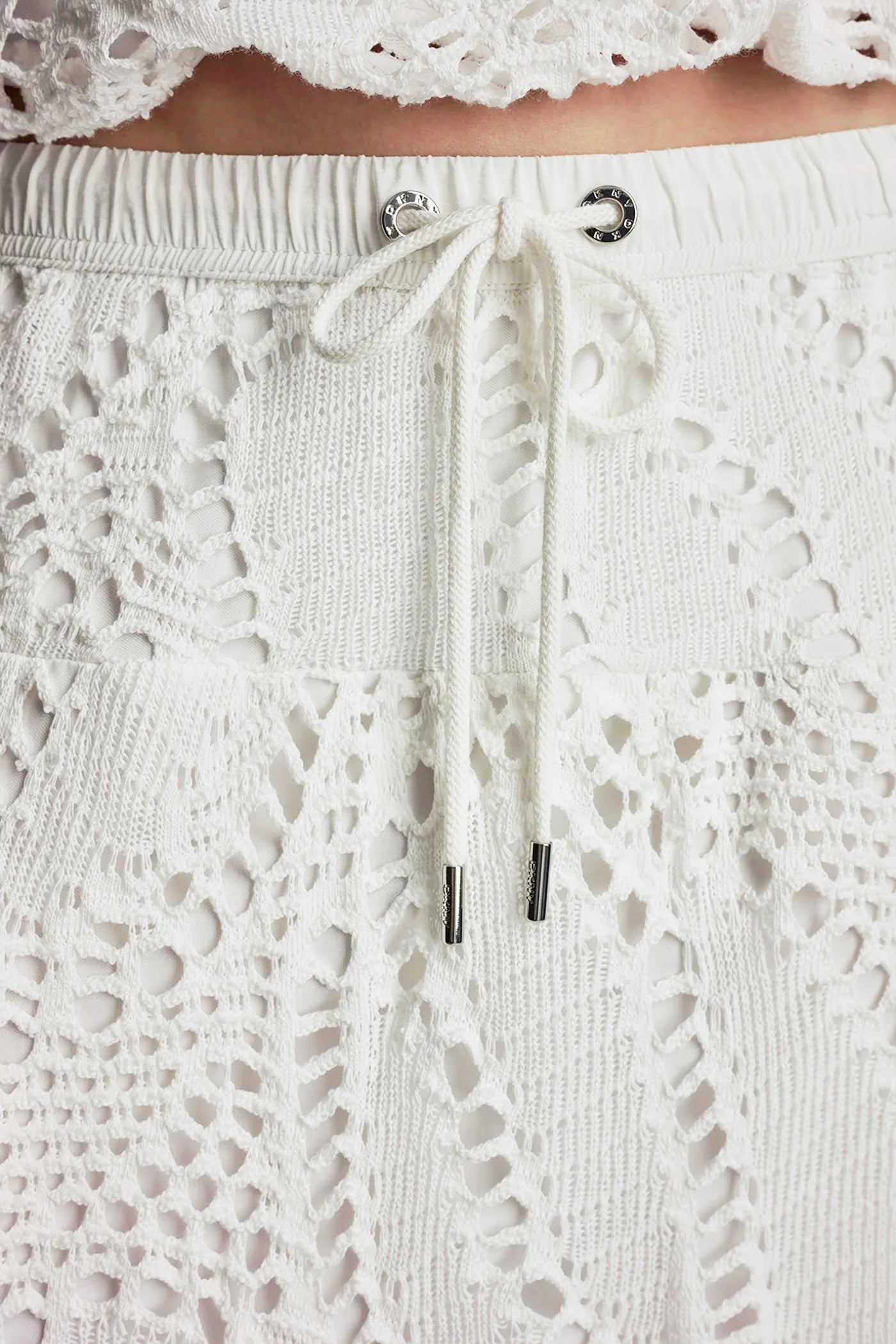 CROCHET LEAF MIDI SKIRT