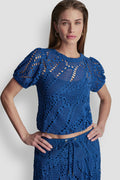 CROCHET LEAF TOP