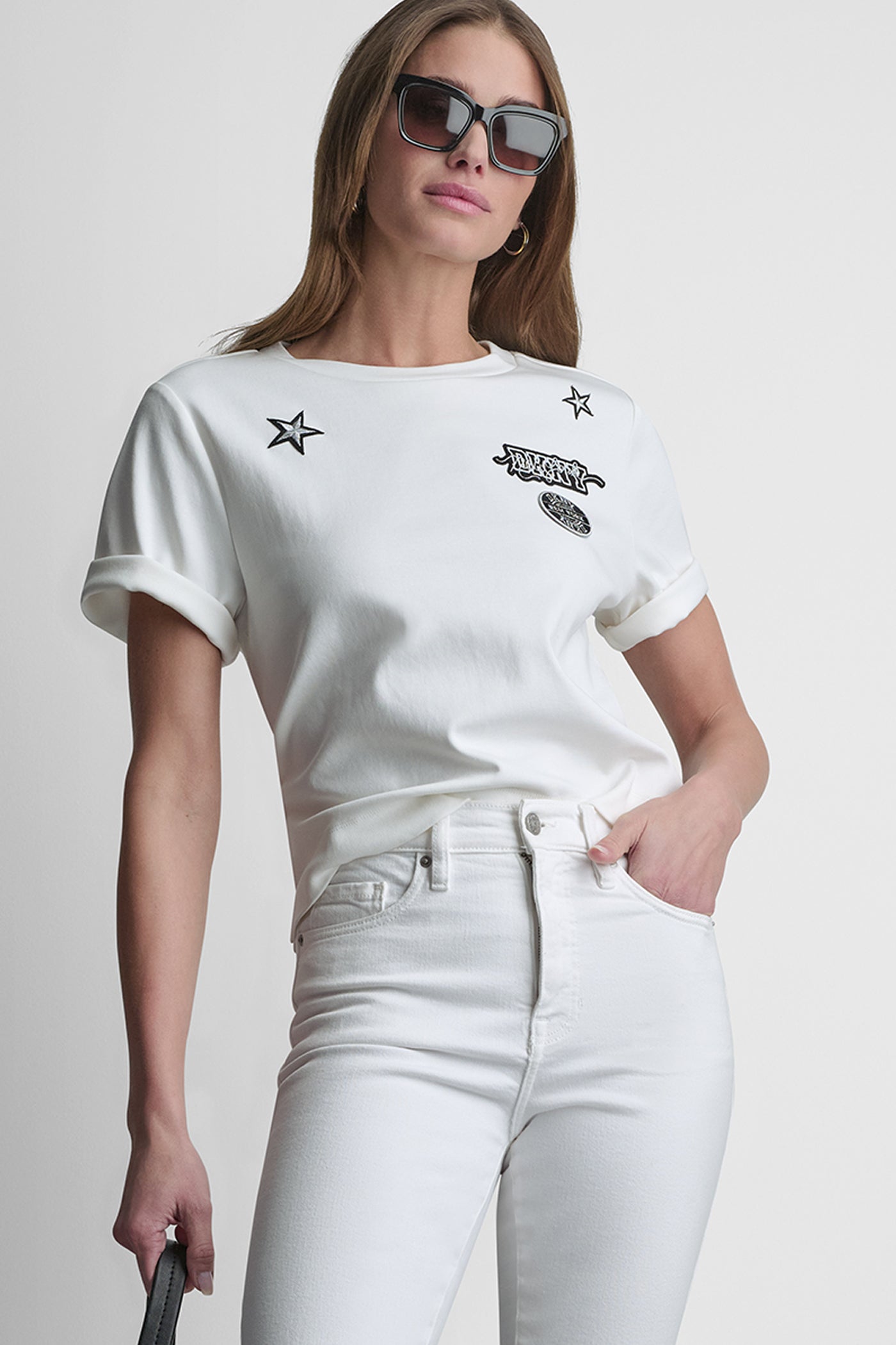 1989 PINS & PATCHES LOGO TEE