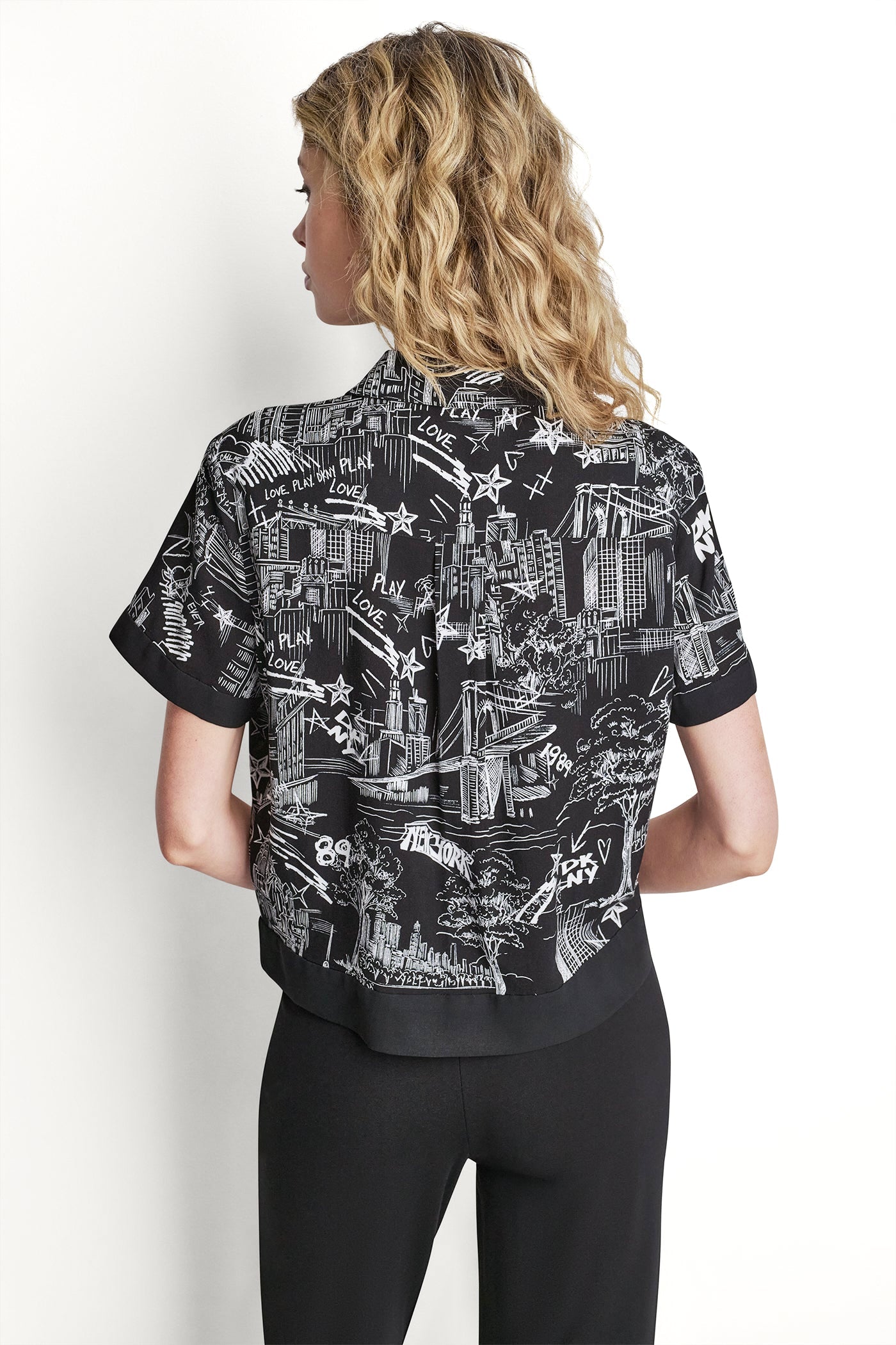 PRINTED CAMP SHIRT