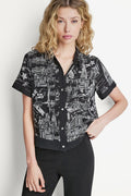 PRINTED CAMP SHIRT