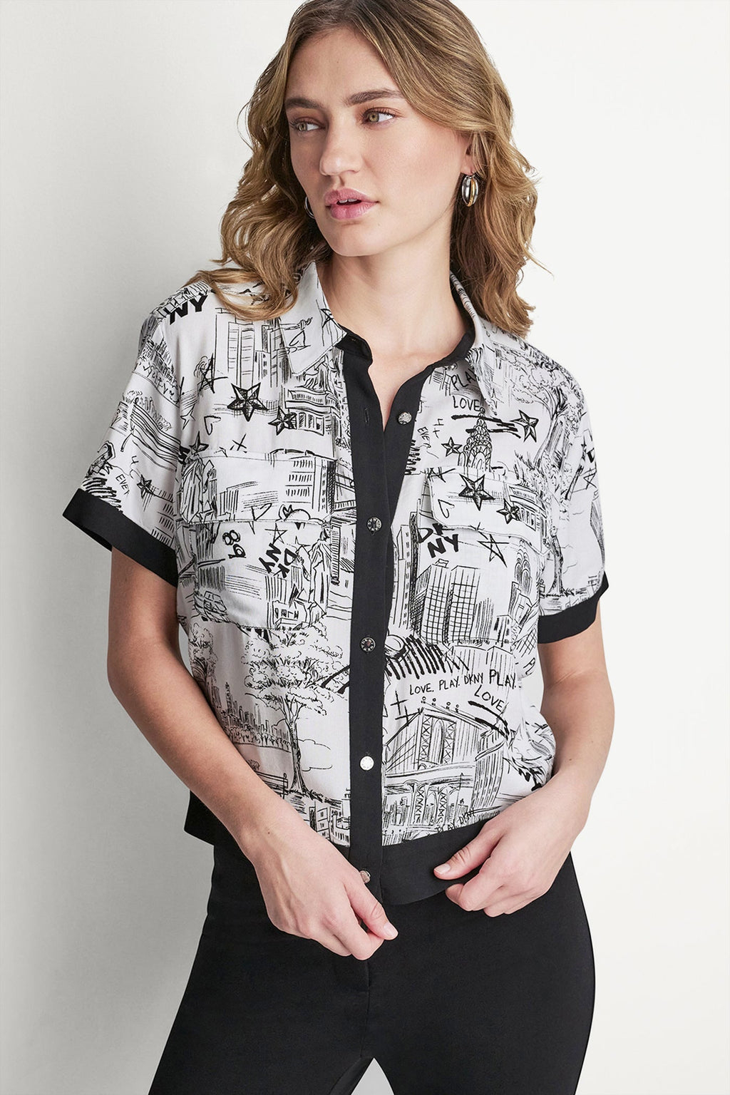 PRINTED CAMP SHIRT