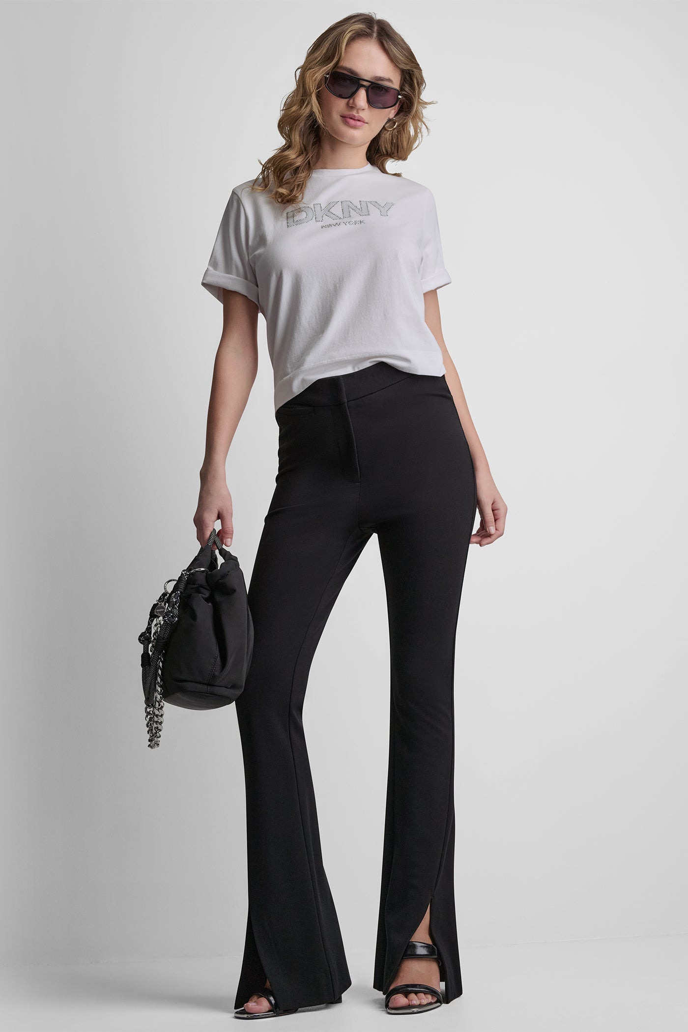 CRYSTAL BORDER LOGO GRAPHIC TEE