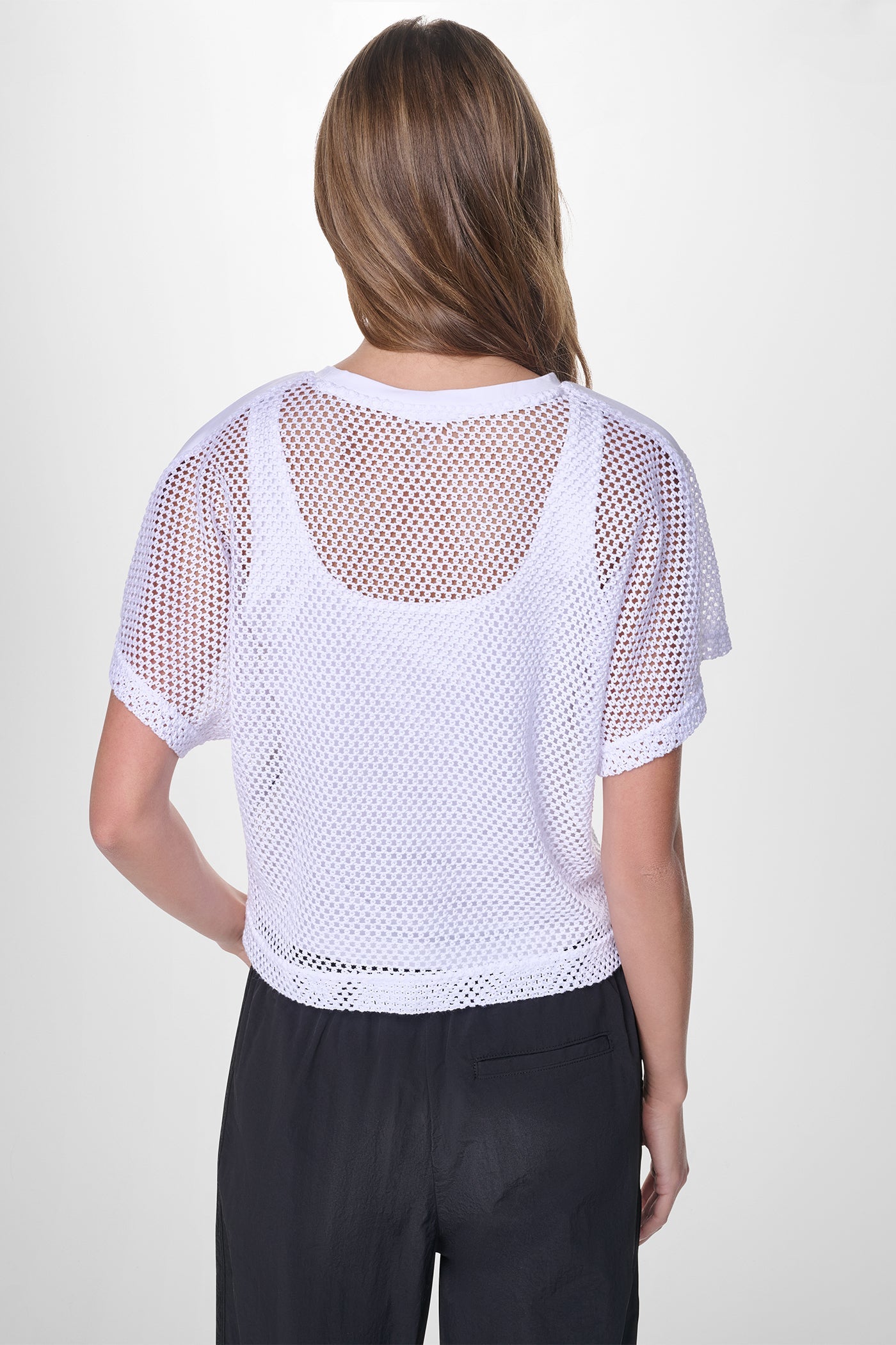 MESH LOGO TEE