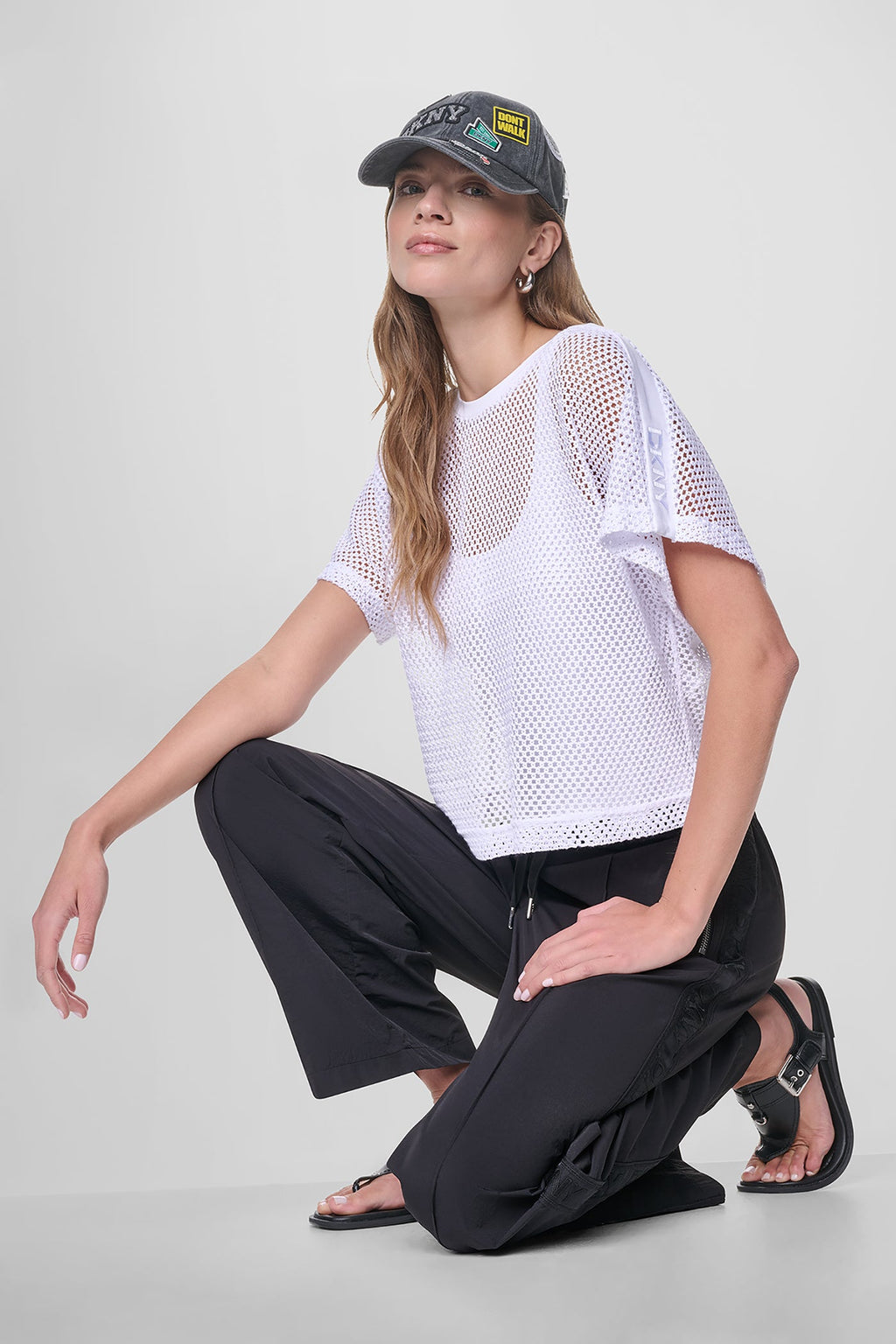 MESH LOGO TEE