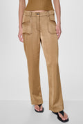 TOP STITCH STRAIGHT LEG PANT