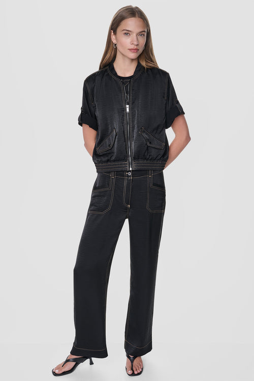 CONTRAST STITCH JACKET