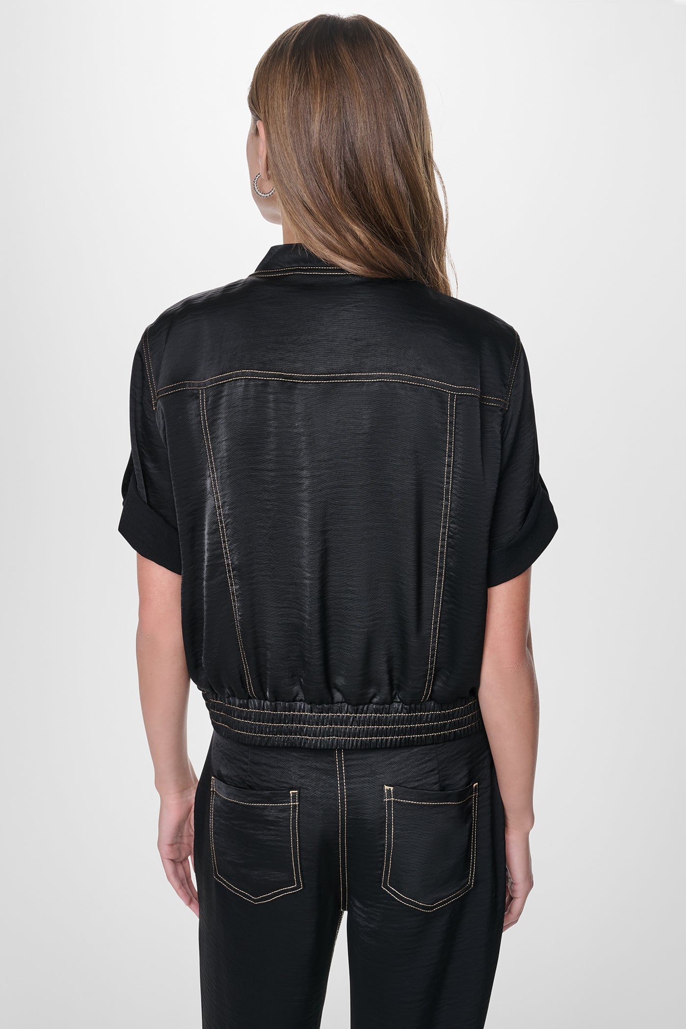 CONTRAST STITCH JACKET