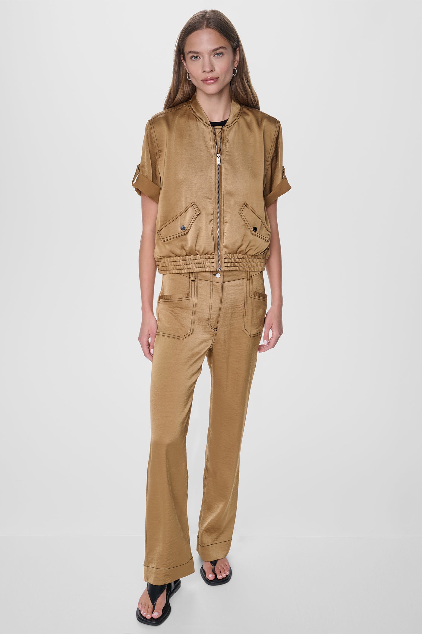 CONTRAST STITCH JACKET