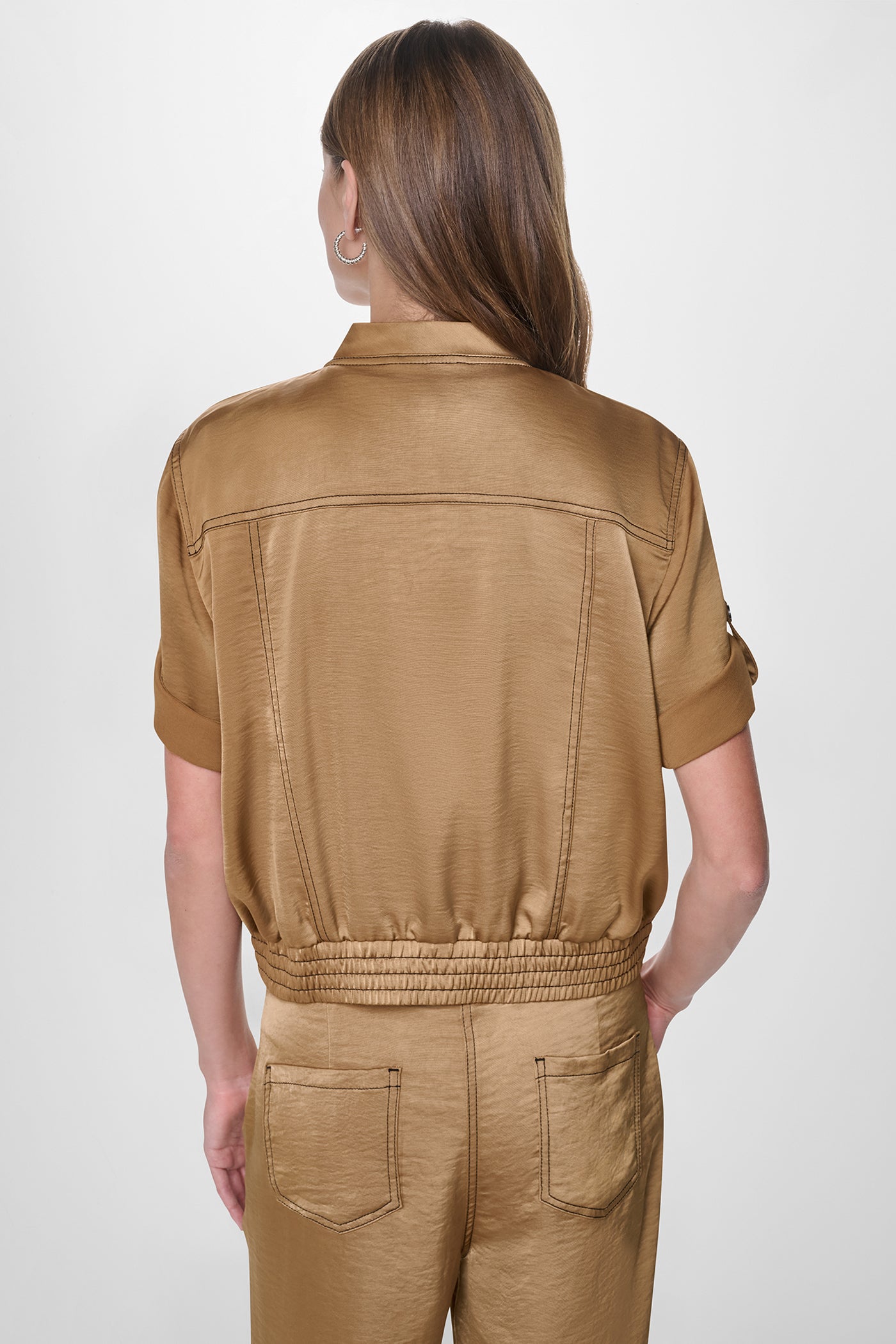 CONTRAST STITCH JACKET