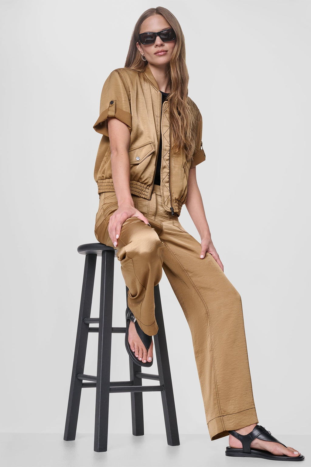CONTRAST STITCH JACKET