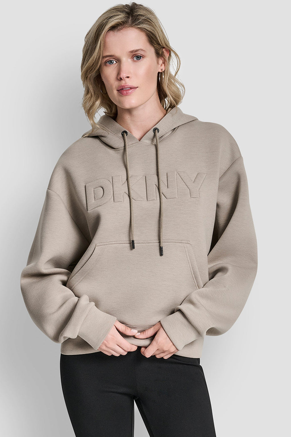 LOGO EMBOSSED SCUBA HOODIE