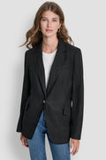 ZIG ZAG STITCH BLAZER