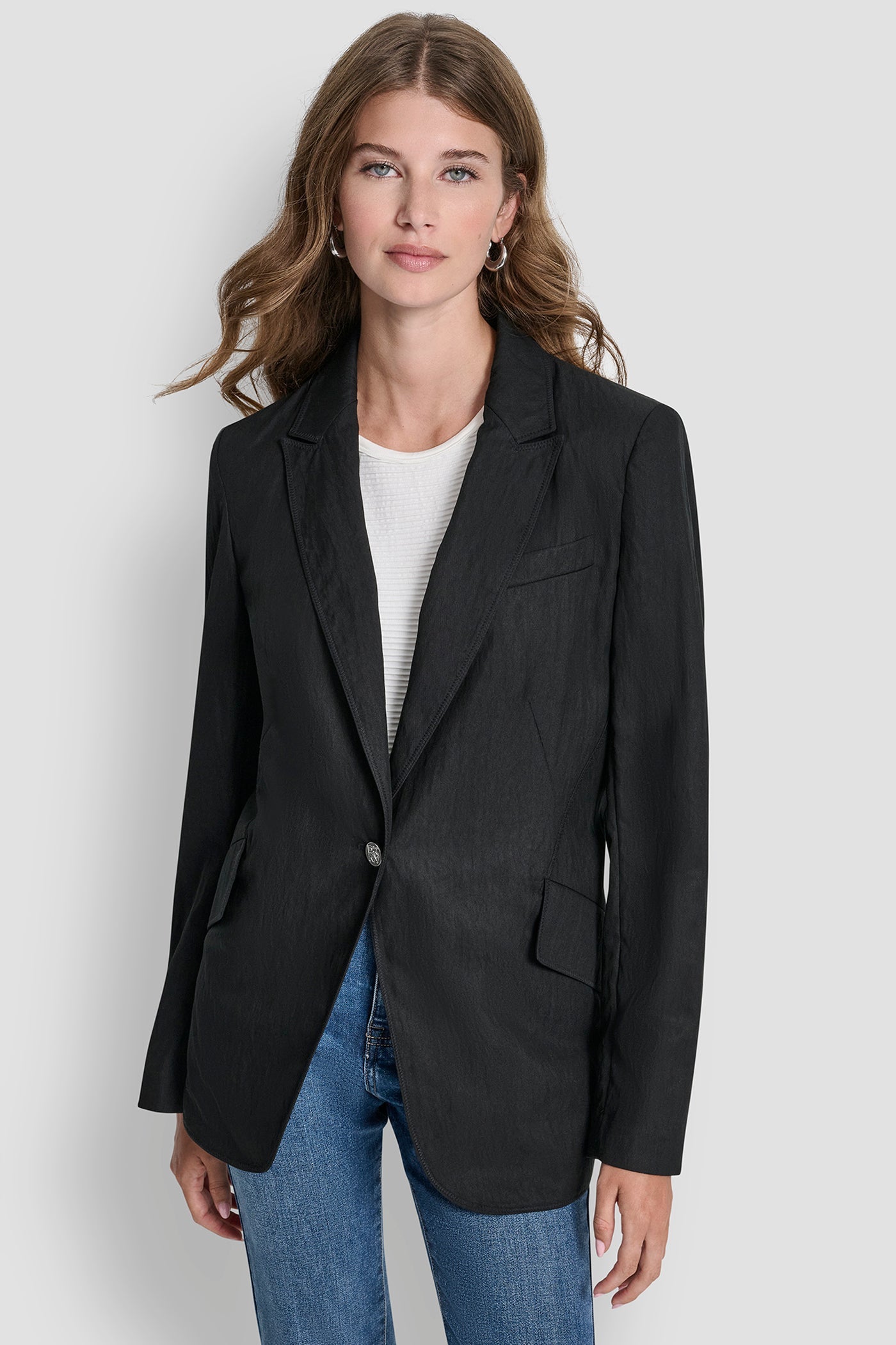 ZIG ZAG STITCH BLAZER