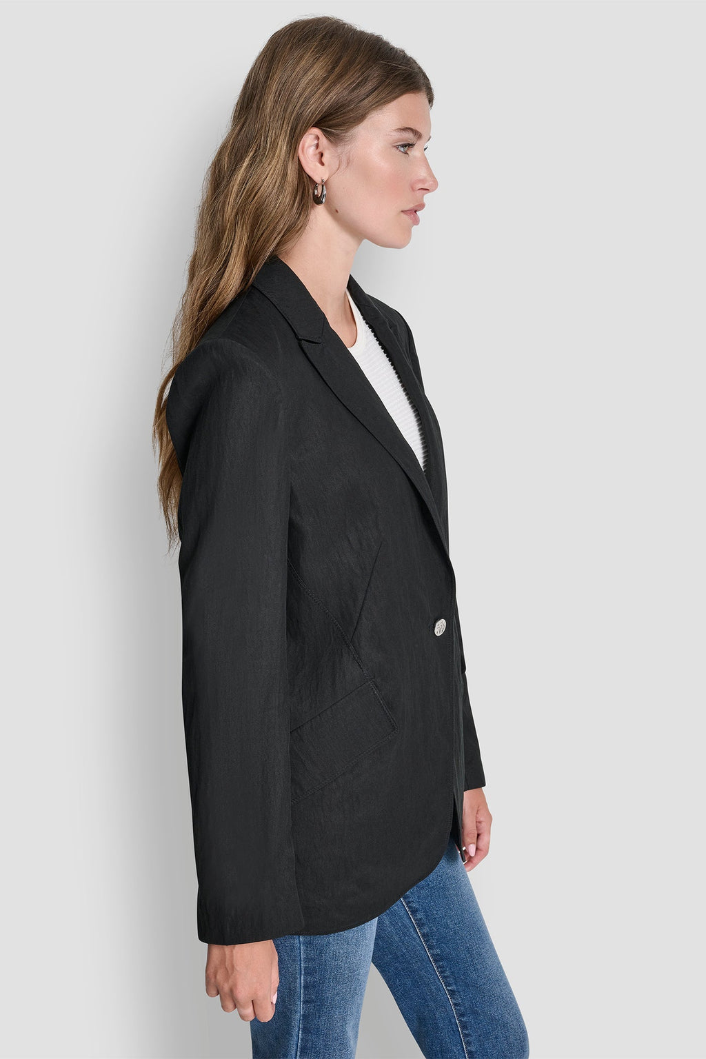 ZIG ZAG STITCH BLAZER