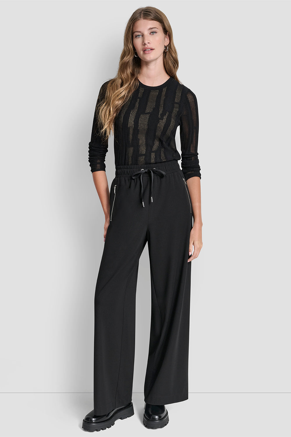HIGH-RISE WIDE LEG PANT