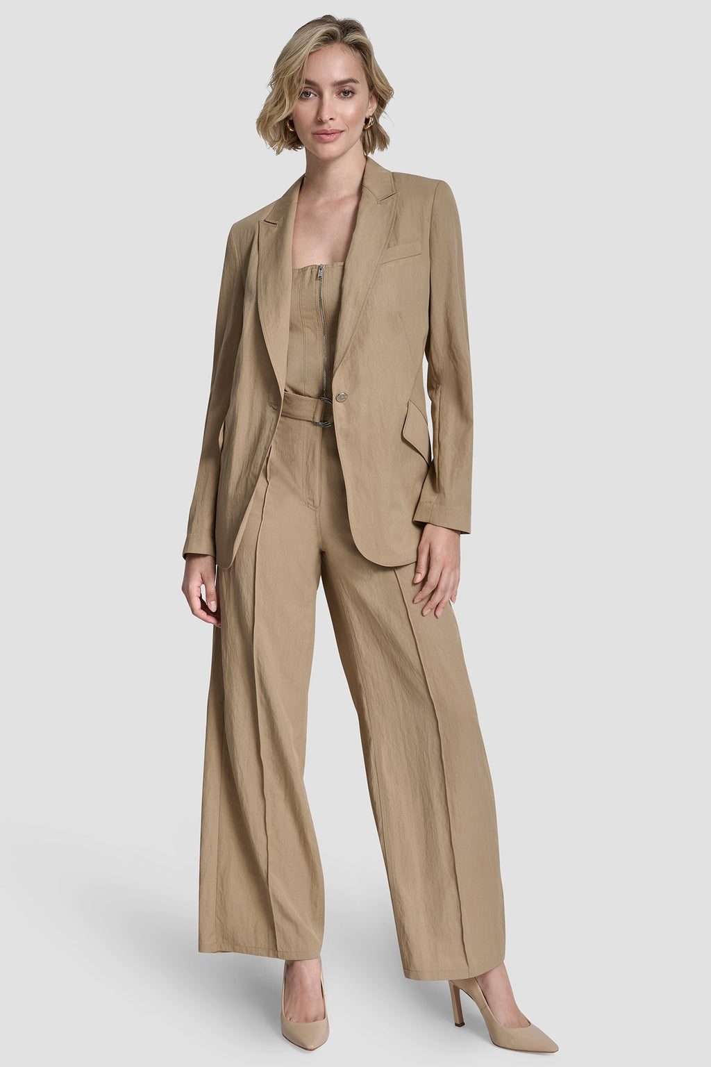 ZIG ZAG STITCH BLAZER