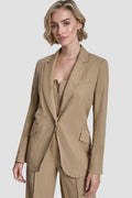 ZIG ZAG STITCH BLAZER