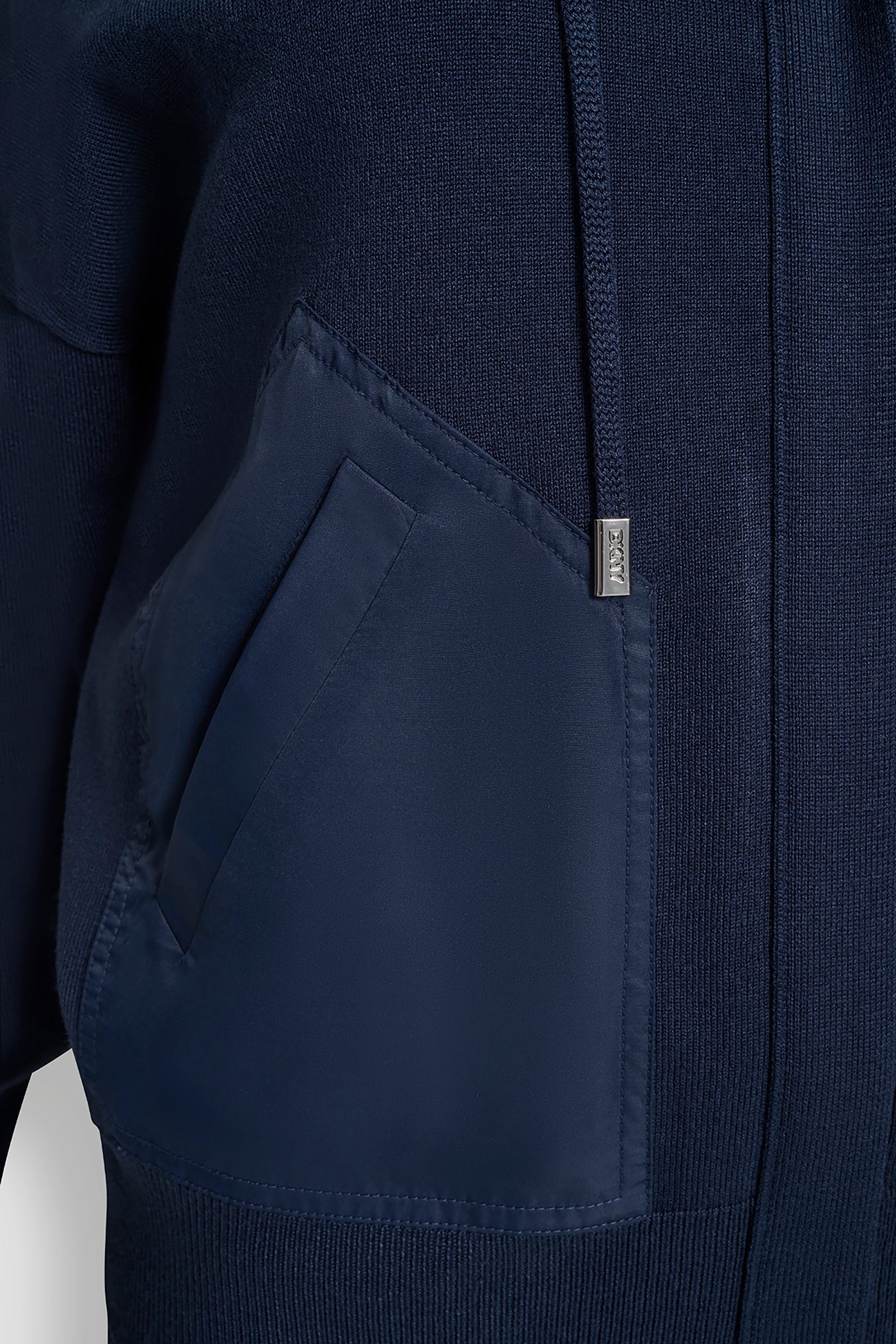 DROP SHOULDER ZIP UP HOODIE