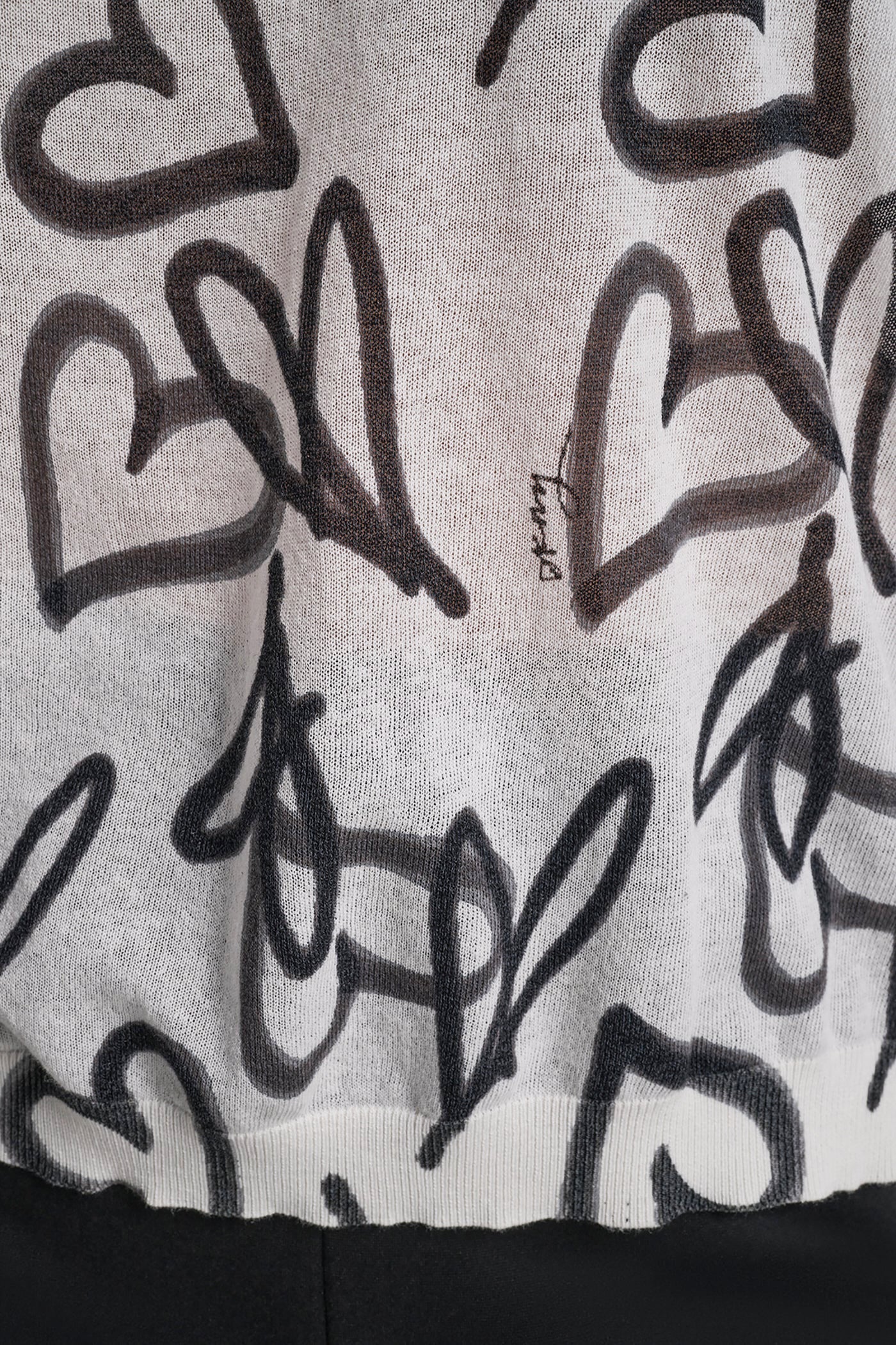 GRAFFITI HEART SWEATER