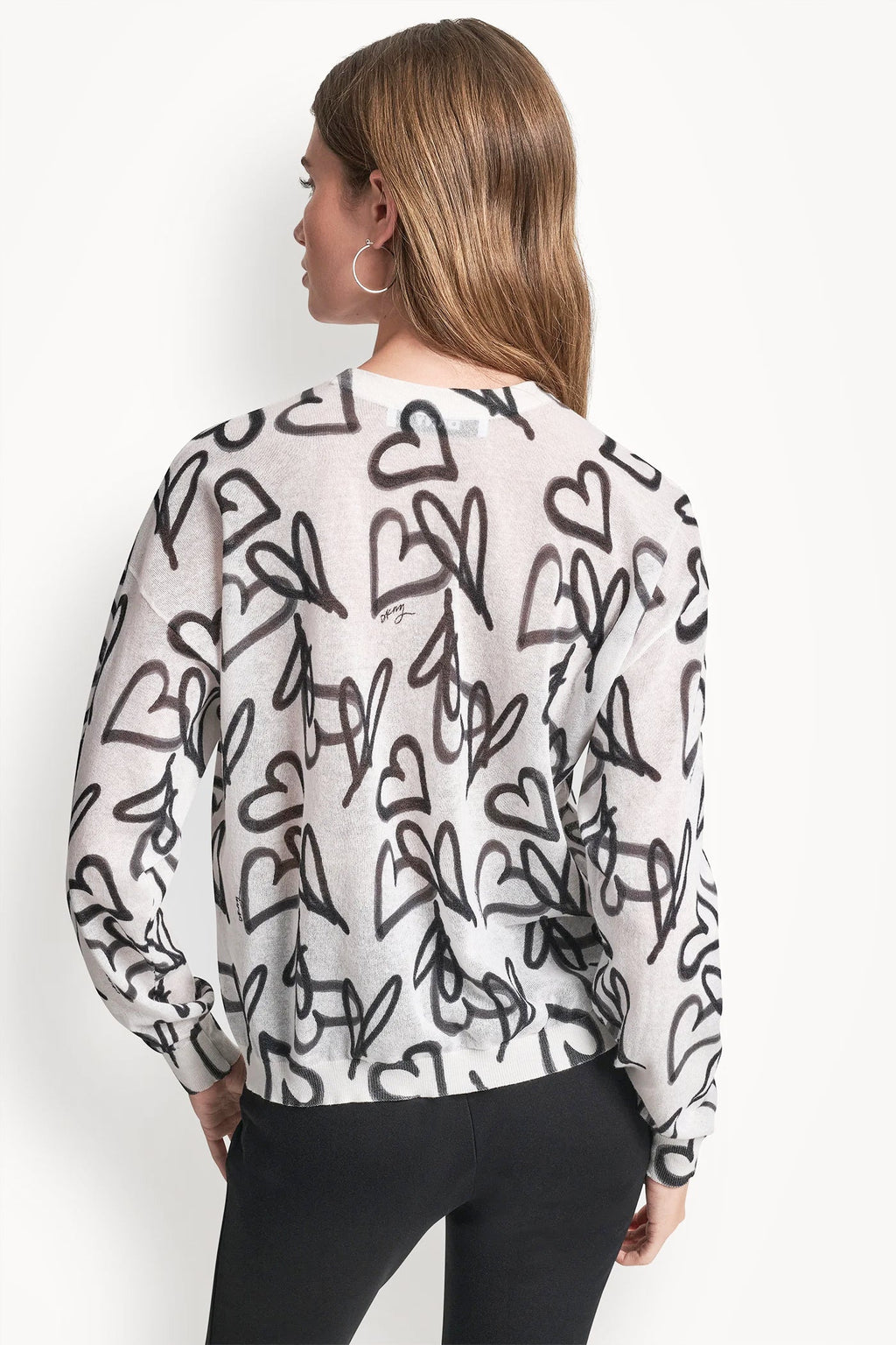 GRAFFITI HEART SWEATER