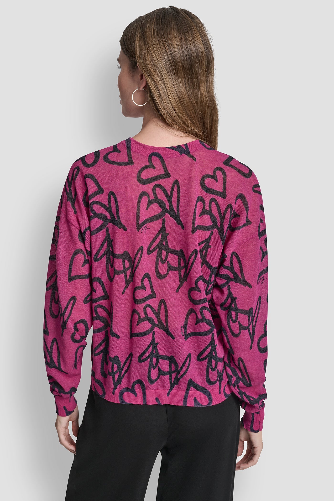 GRAFFITI HEART SWEATER