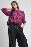 GRAFFITI HEART SWEATER