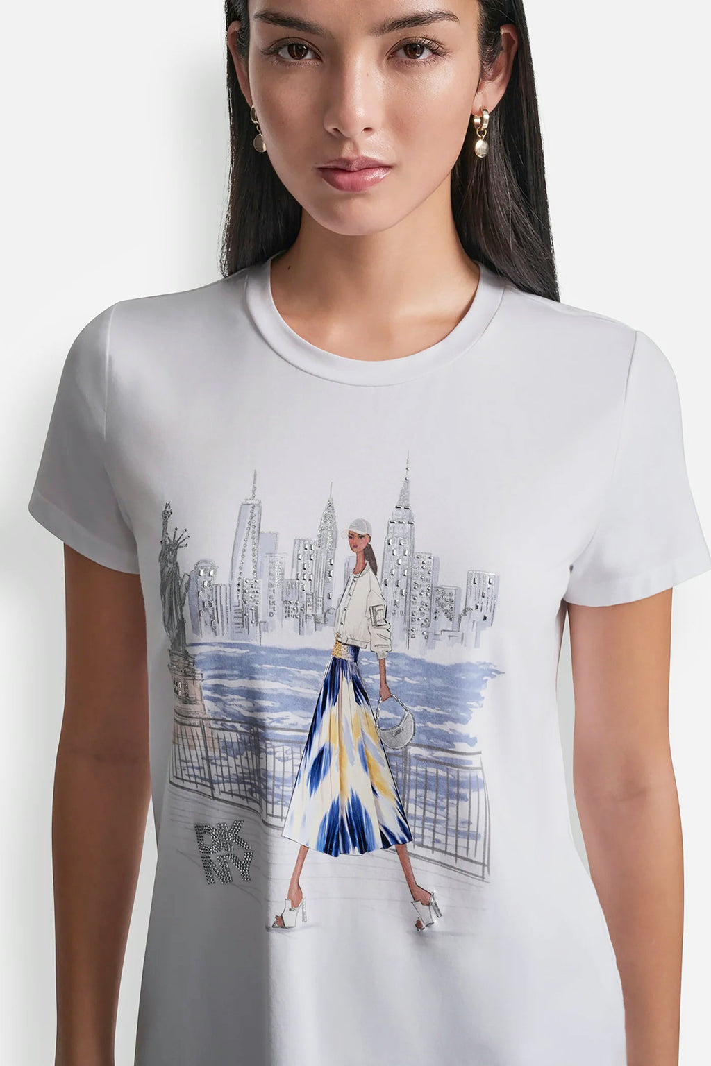 STATUE OF LIBERTY CONVERSATIONAL T-SHIRT