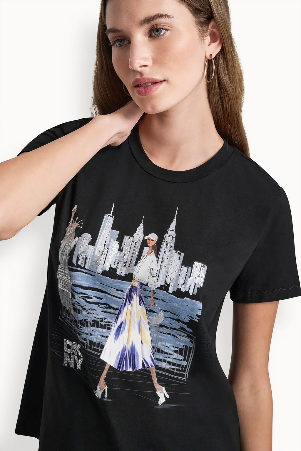STATUE OF LIBERTY CONVERSATIONAL T-SHIRT