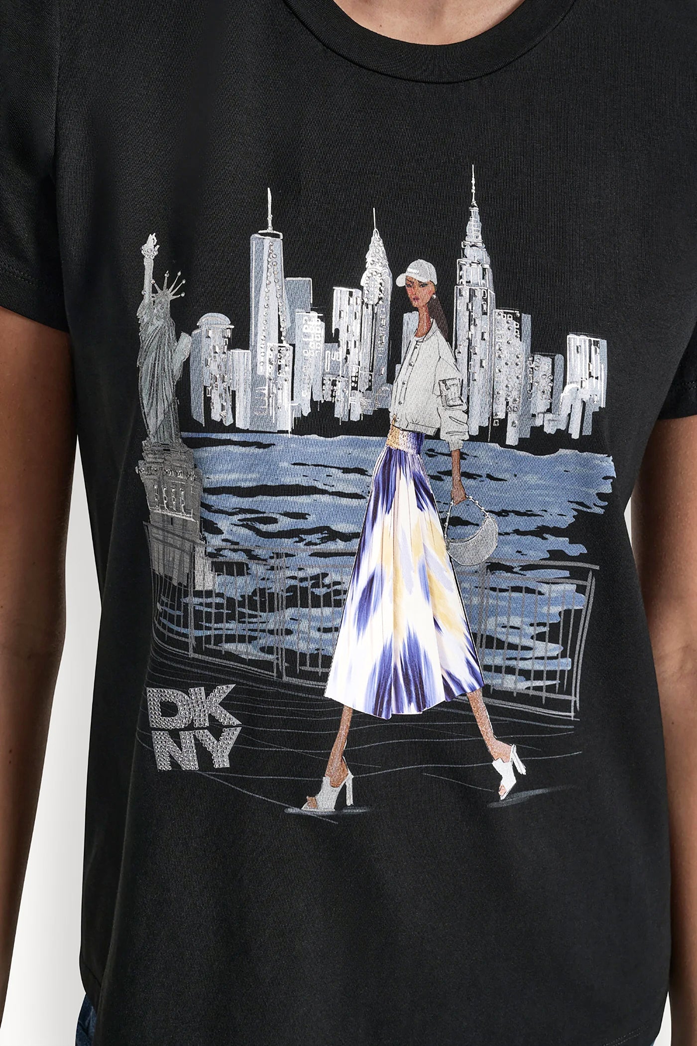 STATUE OF LIBERTY CONVERSATIONAL T-SHIRT