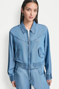 TENCEL BOMBER JACKET