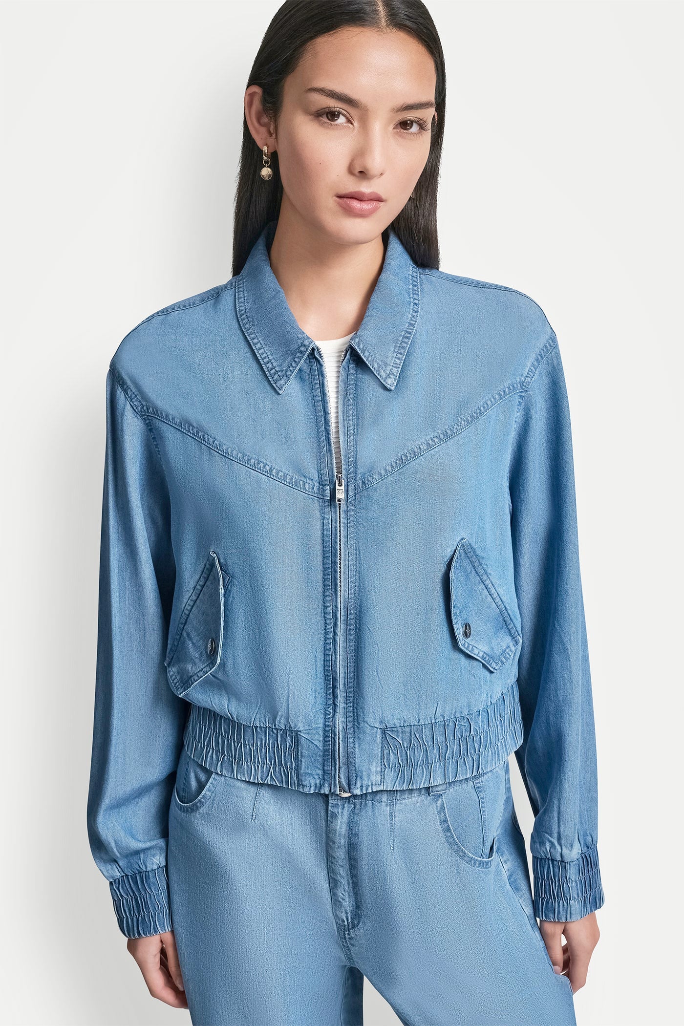 TENCEL BOMBER JACKET
