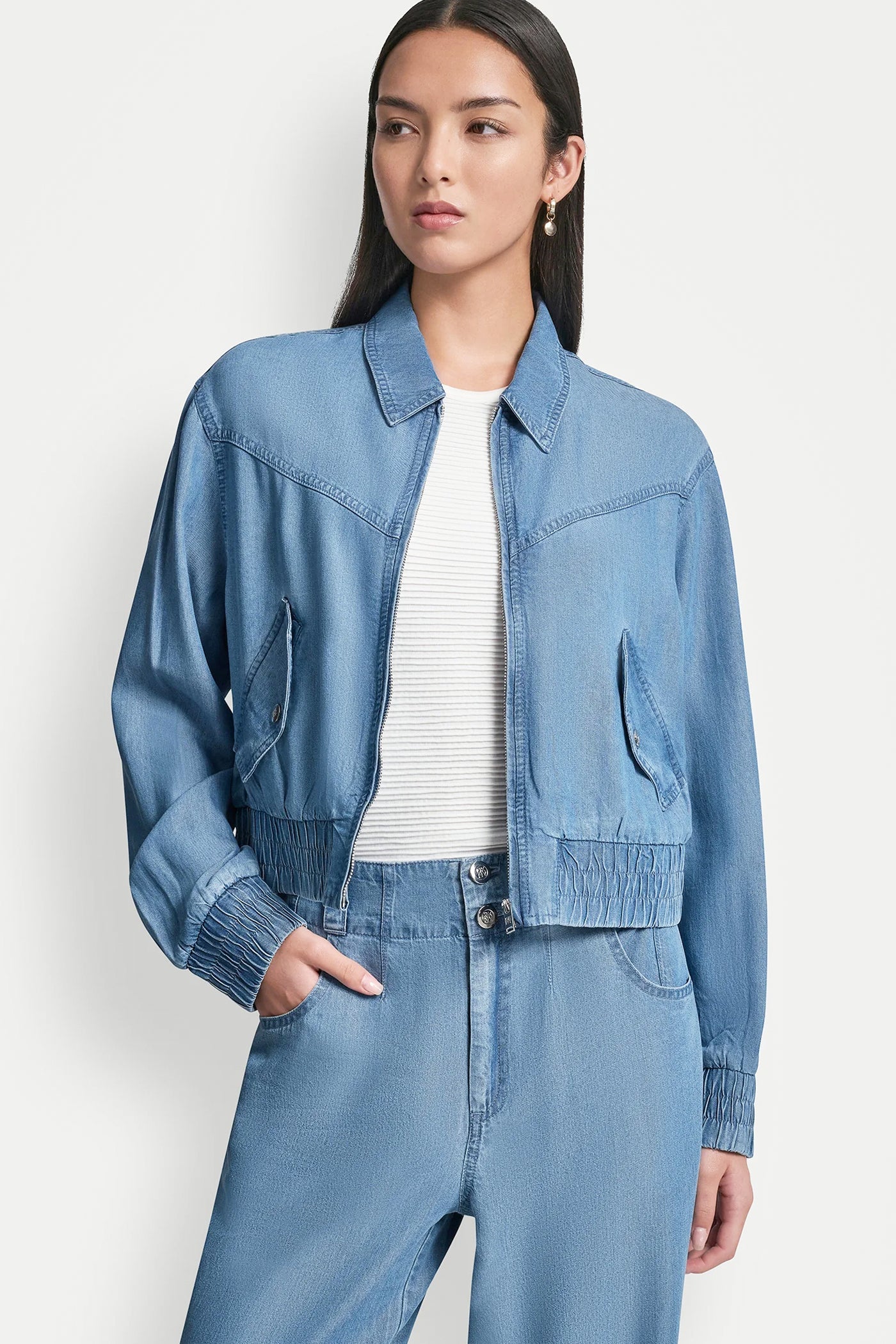TENCEL BOMBER JACKET