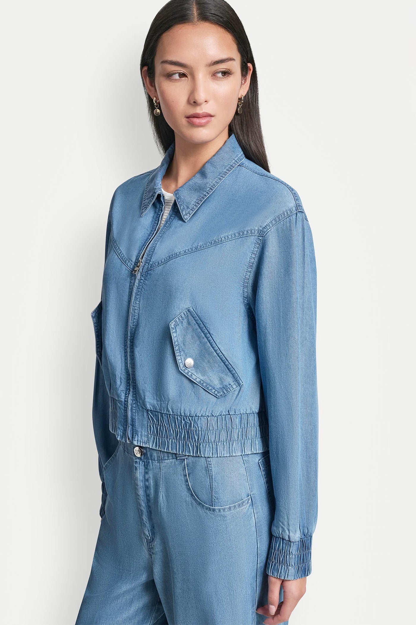 TENCEL BOMBER JACKET